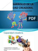 El Desarrollo de La Capacidad Creadora