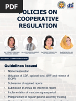 Policies On Coop Regulation (KOOPS eFORUM)