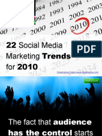 22 Social Media Marketing Trends For 2010