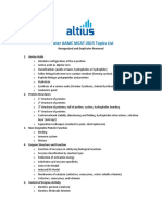 Master AAMC MCAT-2015 Topics List: Reorganized and Duplicates Removed 1. Amino Acids