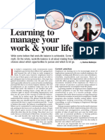 Learning To Manage Your Work & Your Life: Balance