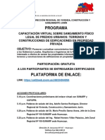Prog. Saneamiento Físico Legal Zoom PDF
