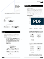 Pedal Marks for Piano