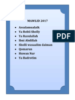 MAWLID 2017