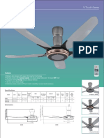 Ceiling Fans V-Touch Series: F Yuragi Feature (Natural Breeze)