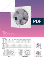 Wall Mounted Ventilating Fans: Features