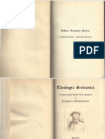 Theologica Germanica 1907 Winkworth Translation Macmillan and Co