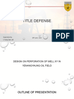 Title Defense: Yangon Technological University Department of Petroleum Engineering
