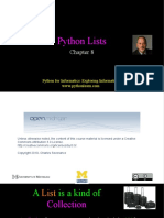 Python Lists: Python For Informatics: Exploring Information