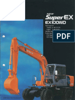 Hitachi Ex100wd-3 Wheel Excavator Brochure