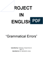 Grammatical Errors (2018 - 09 - 11 10 - 07 - 05 UTC)