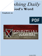 Emphasis on "Spiritual Warfare"  August 2020