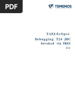 TAFJ-Eclipse Debugging T24 JBC Invoked Via IRIS