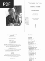 Wallace Stevens Njeriu I Bores PDF | PDF