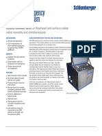 Well Test Emergency Shutdown System: Control Flowline Valve On Flowhead and Surface Safety