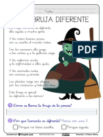 Lectura Una Bruja Diferente Recursosep Comprensión Lectora PDF