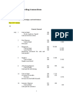 Chapter 3: Recording Transactions: Problems