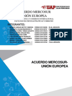 Trabajo Mercosur y Union Europea Final