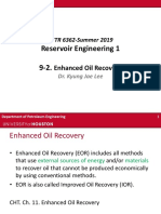 Reservoir Engineering 1 9-2.: Enhanced Oil Recovery