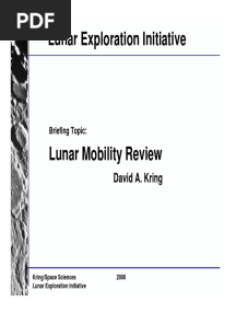Lunar Mobility Review PDF