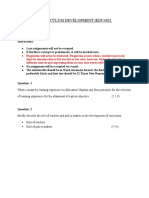 Curriculum Development (Edu402) : Spring, 2020 Assignment 2 Total Marks: 20 Instructions