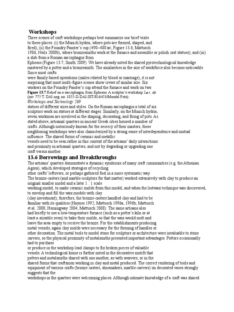 GREEK ART Notes PDF Pottery Decorative Arts