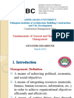Fundamentals of General and Human Resource Management