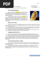 The Incredible Machine: - Reading Comprehension Assessment