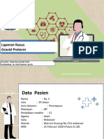 Laporan Kasus Gravid Preterm: Dr. Andi Fatimah, SP - OG