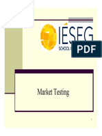 10 Market Testing (Note)