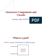 Microwave Components and Circuits: Course Code: ECPC25