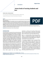Nursing Education Stress Levels of Nursing Students and The Associated Factors