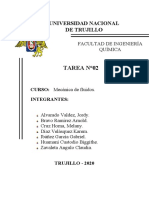 Tarea N°02 - Mecanica de Fluidos.