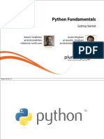 Python Fundamentals: Getting Started