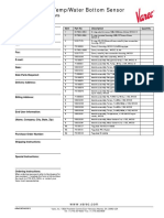 4539 Average Temp/Water Bottom Sensor: Maintenance & Spare Parts