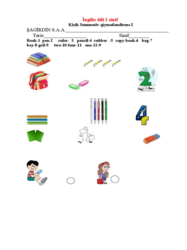 Ingilis Dili Sinif 1 Summativ 1 Pdf