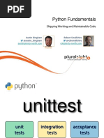 Python Fundamentals: Shipping Working and Maintainable Code