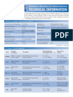 Technical Information: SOFIA System Characteristics