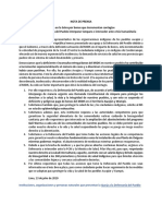 Nota de Prensa QUEJA A LA Defensoría 23-07-2020 FINAL 20.56H