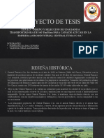 PROYECTO DE TESIS - Central Tumaco SA