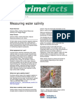 Measuring Water Salinity: Paula Charnock