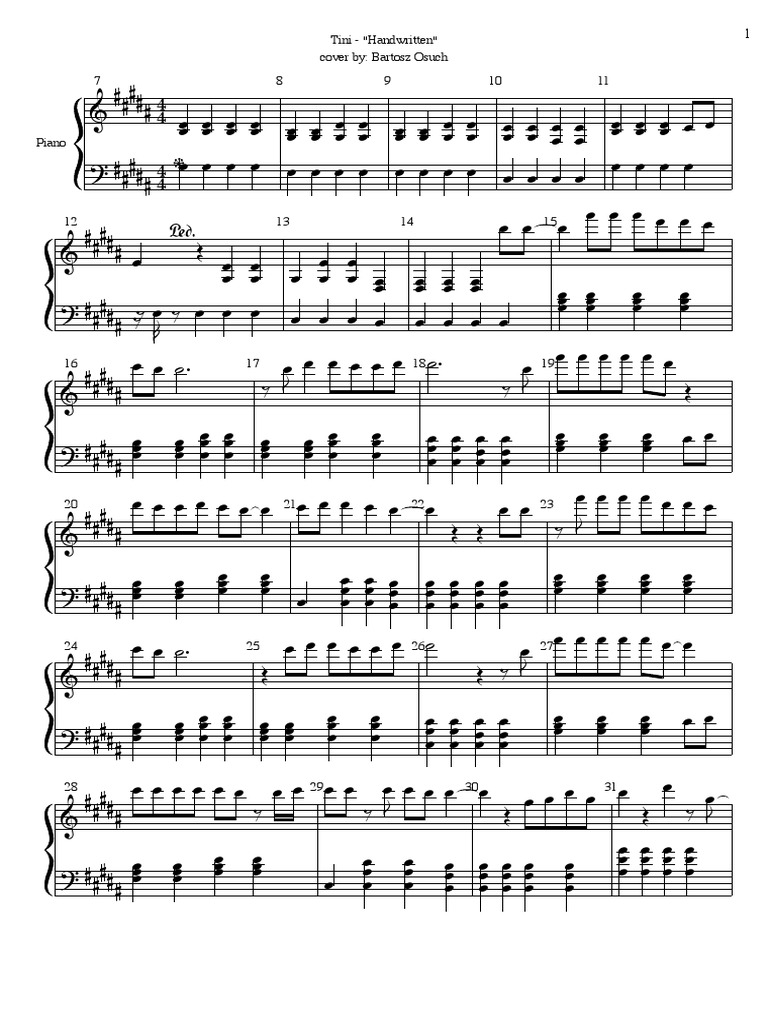 Tini Handwritten | PDF