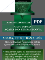 01 - Pengertian Agama