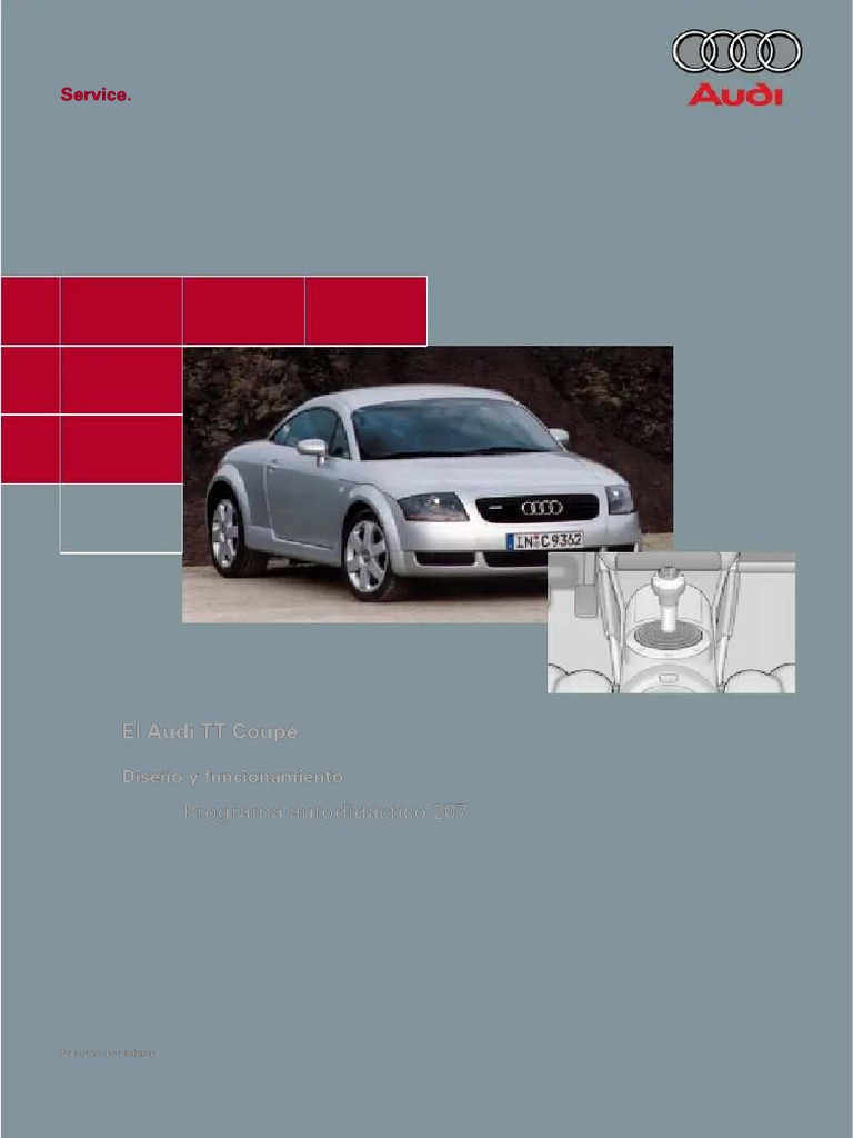 Manual de Servicio Audi TT Coupé | PDF | Audi | Airbag