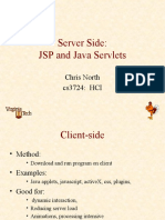 Server Side: JSP and Java Servlets: Chris North cs3724: HCI