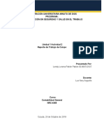 Unidad 1 Actividad 2 NRC-4365 Reporte de Trabajo de Campo