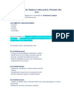 Carta de Compromiso de Trabajo A Realizar El Próximo Año 2019