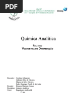 Relatório de Química Analítica