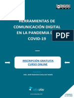 Herramientas de Comunicación Digital en La Pandemia Del Covid-19