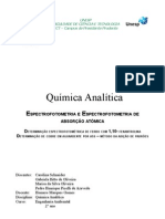 Relatório de Química Analítica